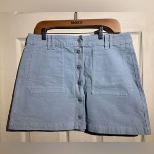 American Eagle Outfitters Light Blue Cord Skirt
